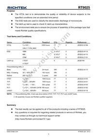 RT9025-25ZSP Datasheet Page 2