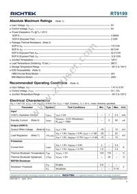 RT9199GS Datasheet Page 5