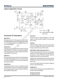 RT9214ZSP Datasheet Page 2