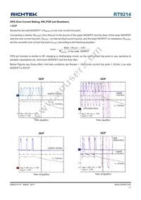 RT9214ZSP Datasheet Page 11