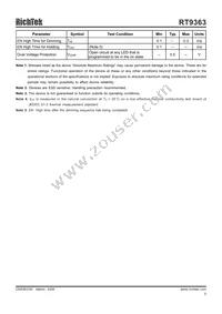 RT9363PJ8-XX Datasheet Page 5