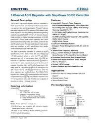 RT9643PQV Datasheet Cover