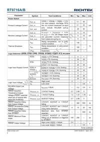 RT9716BGQW Datasheet Page 6