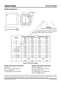 RT9716BGQW Datasheet Page 17