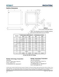 RT9917GQW Datasheet Page 20