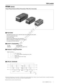 RTAN-5060 Datasheet Cover