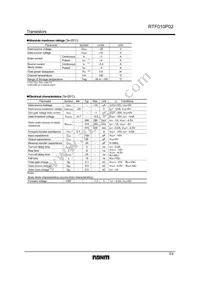 RTF010P02TL Datasheet Page 2