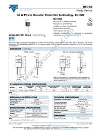 RTO050FR0680JTE1 Datasheet Cover