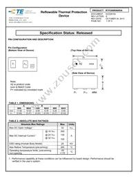 RTP200R060SA-2 Datasheet Cover