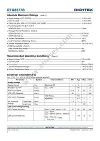 RTQ8577BGQW Datasheet Page 4