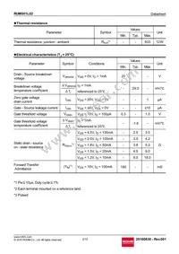 RUM001L02T2CL Datasheet Page 2