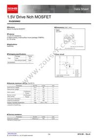 RUQ050N02TR Datasheet Cover