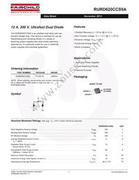 RURD620CCS9A-F085P Datasheet Cover