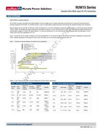 RUW15SL05HC Datasheet Page 5