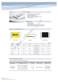 RUW3216FR100CS Datasheet Page 14