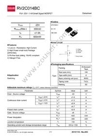 RV2C014BCT2CL Datasheet Cover