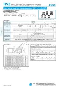 RVZ-10V242MIET-R5 Datasheet Cover