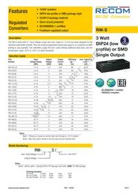 RW-483.3S/SMD Datasheet Cover