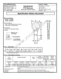 RXE050S Datasheet Cover