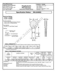 RXE090-2 Datasheet Cover