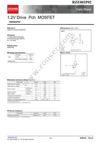 RZE002P02TL Datasheet Cover