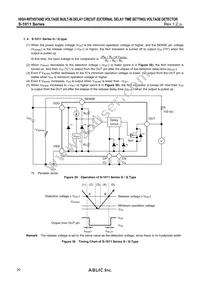 S-1011Q30-M6T1U4 Datasheet Page 20