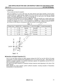 S-1112B55PI-L7OTFG Datasheet Page 15