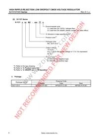 S-1121B55MC-N3OTFG Datasheet Page 4
