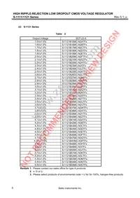 S-1121B55MC-N3OTFG Datasheet Page 6