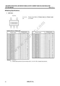 S-1132B55-U5T1U Datasheet Page 22