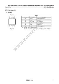 S-1142A50I-E6T1U Datasheet Page 5