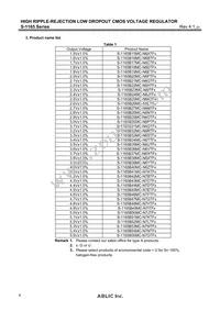 S-1165B55MC-N7OTFU Datasheet Page 4