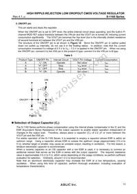 S-1165B55MC-N7OTFU Datasheet Page 13
