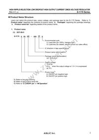 S-1170B55PD-OUOTFG Datasheet Page 3