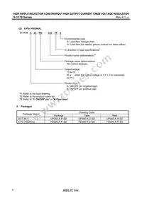 S-1170B55PD-OUOTFG Datasheet Page 4