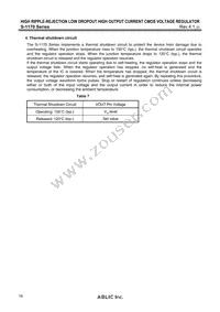 S-1170B55PD-OUOTFG Datasheet Page 16