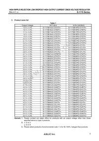 S-1170B55UC-OUOTFU Datasheet Page 5