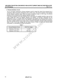 S-1170B55UC-OUOTFU Datasheet Page 16