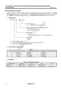 S-1315D41-M5T1U3 Datasheet Page 4