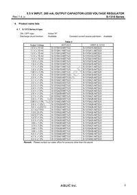 S-1315D41-M5T1U3 Datasheet Page 5