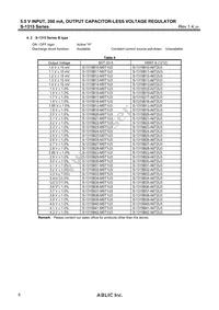 S-1315D41-M5T1U3 Datasheet Page 6