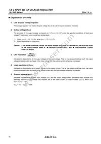 S-1333D35-M5T1U3 Datasheet Page 16