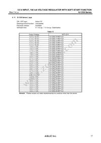 S-1335M36-M5T1U3 Datasheet Page 17
