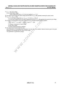 S-1721E3312-M6T1U Datasheet Page 15