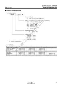 S-24C16DI-J8T1U5 Datasheet Page 3