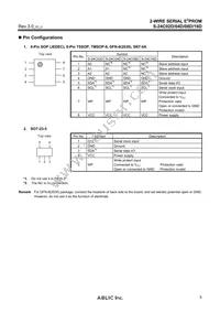 S-24C16DI-J8T1U5 Datasheet Page 5