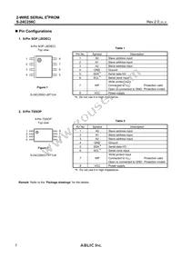 S-24C256CI-J8T1U4 Datasheet Page 2