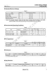 S-24C32CI-I8T1U3 Datasheet Page 5