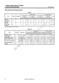 S-24CS08AFT-TB-1G Datasheet Page 6