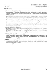S-24CS08AFT-TB-1G Datasheet Page 9
